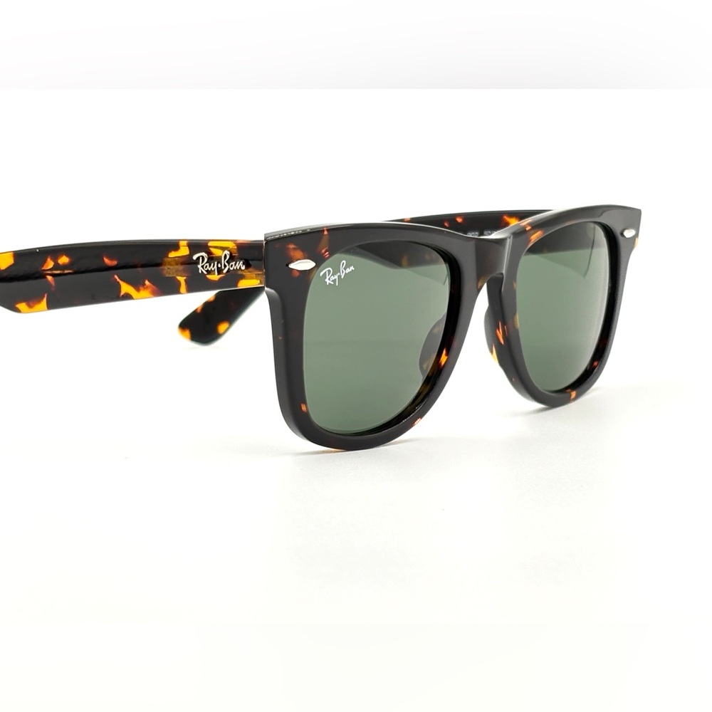 Ray-Ban RB2140 902 Tortoise Green G-15 50mm 50-150 w/Case and box with tag - Picture 14 of 14